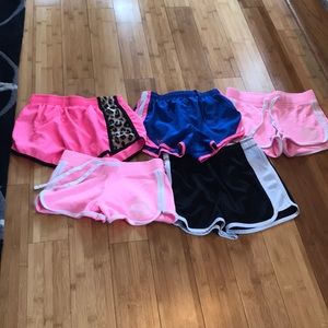 BUNDLE!  5 justice shorts size 7-8.